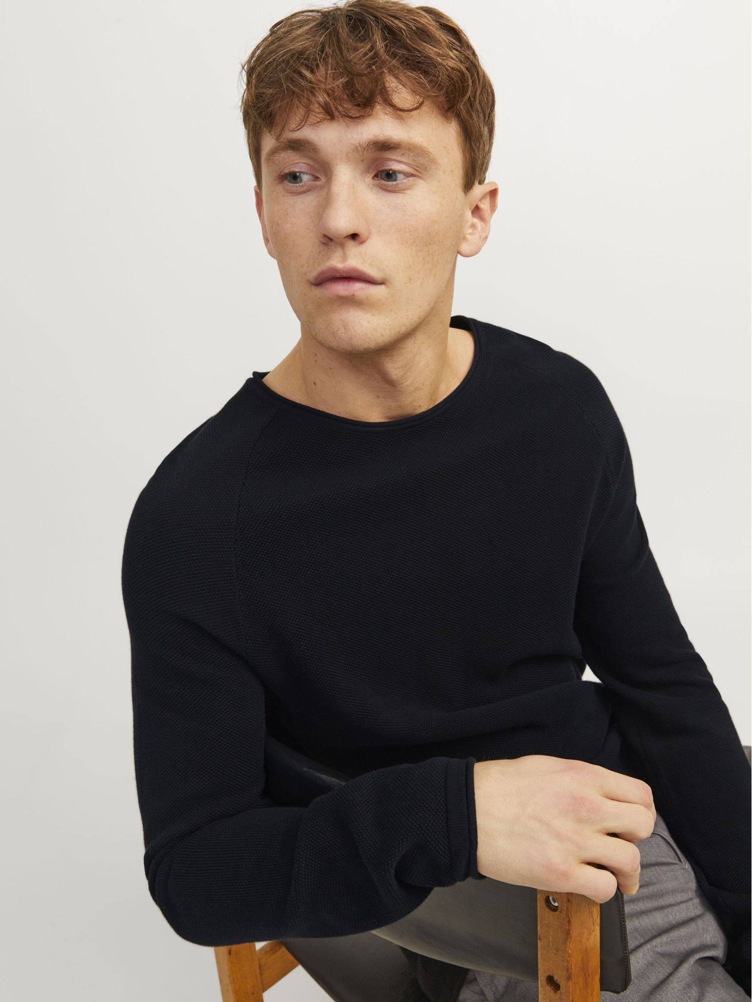 Jack & Jones - Hill - Elegáns Férfi pulóver