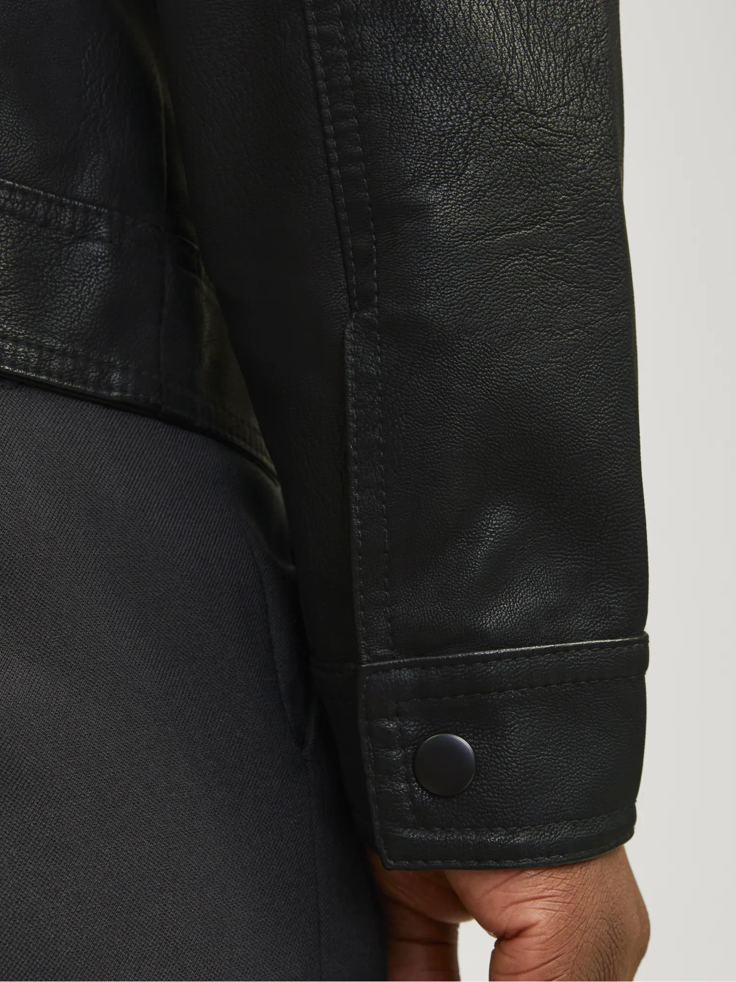 Jack & Jones - WARNER / Black - Férfi dzseki