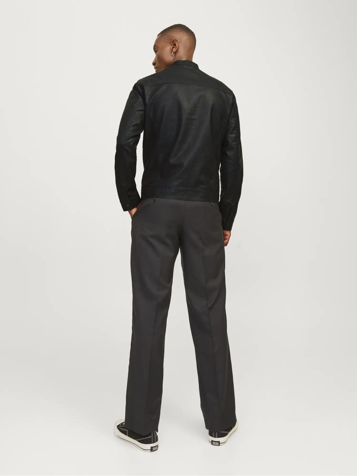 Jack & Jones - WARNER / Black - Férfi dzseki