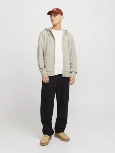 Jack & Jones - CORP / Grey - Sportos Férfi pulóver