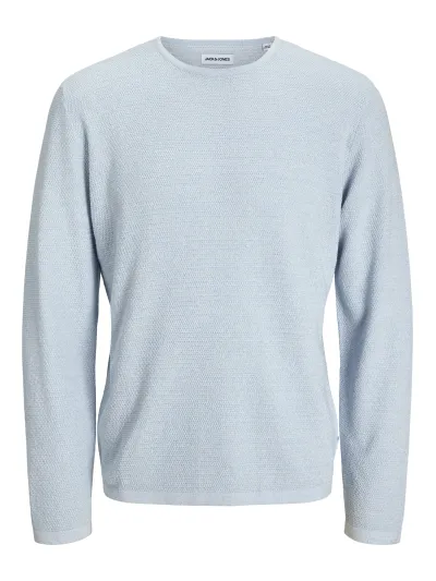 Jack & Jones - GEORGE / Blue - Elegáns Férfi pulóver