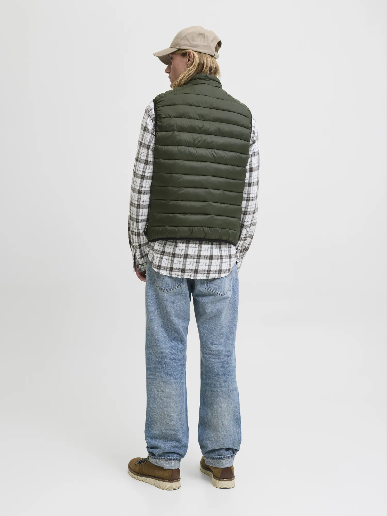 Jack & Jones - BRADLEY / Green - Férfi mellény