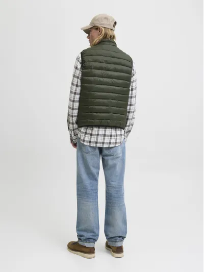 Jack & Jones - BRADLEY / Green - Férfi mellény
