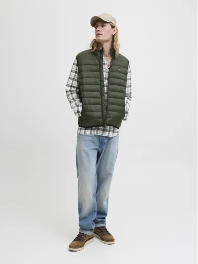 Jack & Jones - BRADLEY / Green - Férfi mellény