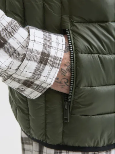 Jack & Jones - BRADLEY / Green - Férfi mellény